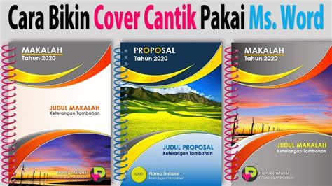 Cara Praktis Membuat Cover Makalah di HP Sekarang